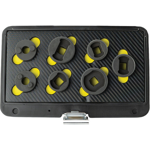 Threaded Leaf Spring Shackle Pin Remover & Installation Master Set, 7 Pieces, 1/2" Drive Size Advanced Consulting and Training Ltd.