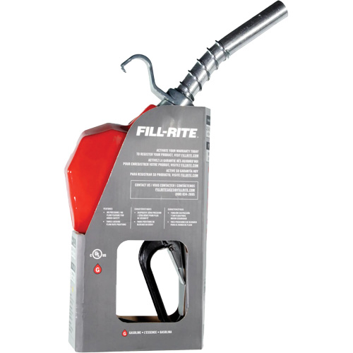 Pistolet de distribution automatique rouge pour essence Advanced Consulting and Training Ltd.