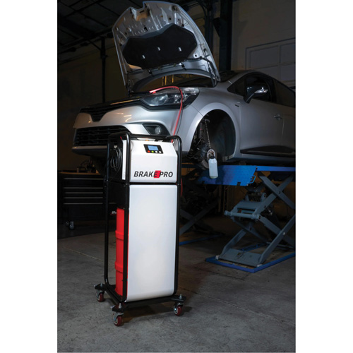 Pompette de purge de frein Brake-Pro &agrave; structure haute avec adaptateurs Advanced Consulting and Training Ltd.