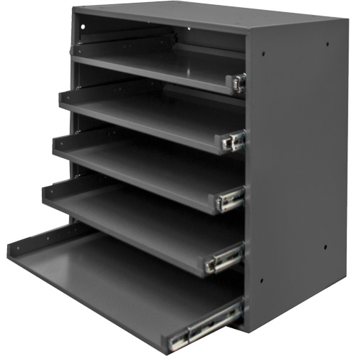 Armoire de rangement &agrave; cloisons, Acier, 5 compartiments, 20-1/2" la x 12-1/2" p, 21" h, Gris Advanced Consulting and Training Ltd.