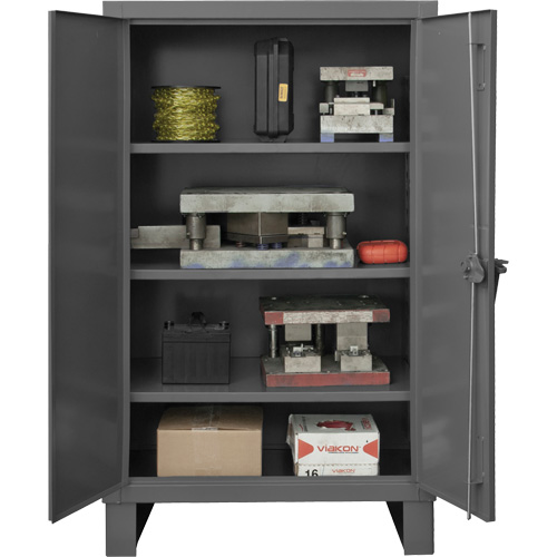 Armoire tr&egrave;s robuste, Acier, 3 Tablettes, 66" h x 60" la x 24" P, Gris Advanced Consulting and Training Ltd.