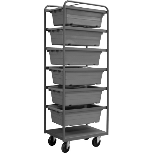 R&acirc;telier mobile, &agrave; deux c&ocirc;t&eacute;s, 6 bacs, 26" la x 18" p x 74" h Advanced Consulting and Training Ltd.