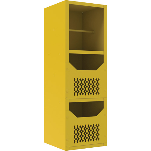 Armoire pour le contr&ocirc;le des d&eacute;versements, 1 Tablettes, 72" h x 24" la x 24" p, Acier, Jaune Advanced Consulting and Training Ltd.