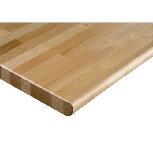 Hardwood Workbench Top, 60" W x 36" D, Bullnose Edge, 1-1/4" Thick Advanced Consulting and Training Ltd.