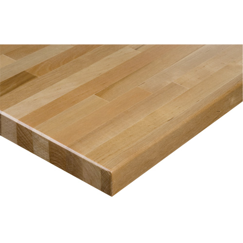 Hardwood Workbench Top, 60" W x 30" D, Square Edge, 1-1/4" Thick Advanced Consulting and Training Ltd.