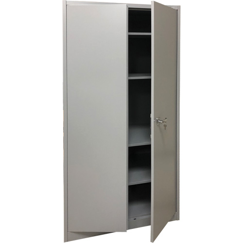 Armoire de rangement, Acier, 4 Tablettes, 78" h x 36" la x 24" P, Gris Advanced Consulting and Training Ltd.