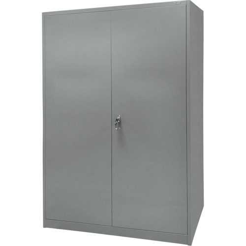 Armoire de rangement, Acier, 4 Tablettes, 78" h x 48" la x 24" P, Gris Advanced Consulting and Training Ltd.
