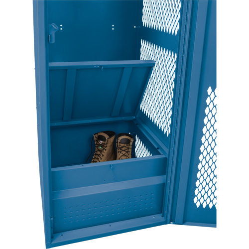 Gear Locker with Door, Steel, 24" W x 18" D x 72" H, Dark Blue Advanced Consulting and Training Ltd.