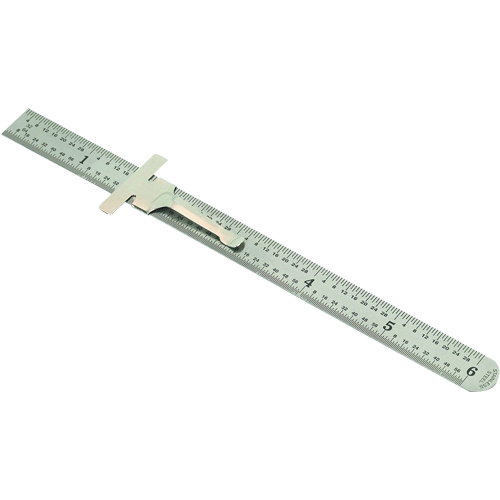 Pocket Rule, 6" L, Steel, 1/64" (1 mm) Graduations Advanced Consulting and Training Ltd.
