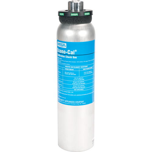 Gaz d'essai d'&eacute;talonnage, 4 M&eacute;lange de gaz, CH4/CO/H2S/O2, 34 litres Advanced Consulting and Training Ltd.