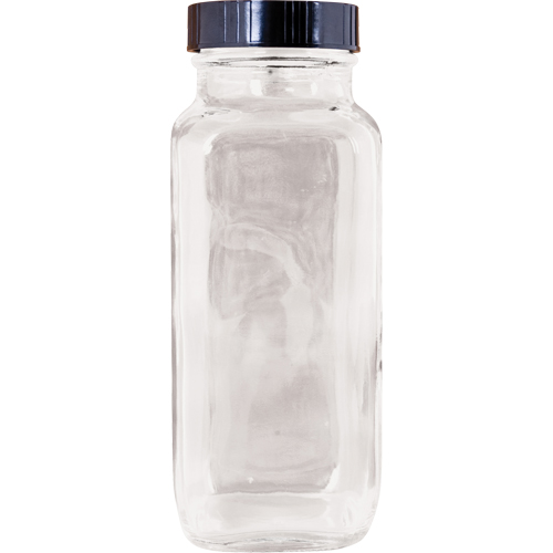 Bottle, Square, 8 fl. Oz., Glass Advanced Consulting and Training Ltd.