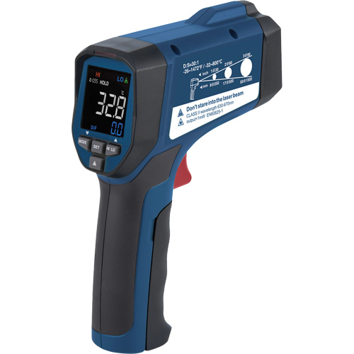 Thermom&egrave;tre &agrave; infrarouge professionnel, -26 - 1472° F ( -32 - 800° C ), 30:1, &eacute;missivit&eacute; Ajustable Advanced Consulting and Training Ltd.