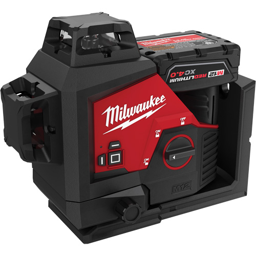 M12 360-Degree 3-Plane Cordless Laser Kit, 125' (38.1 m), 530 Nm Advanced Consulting and Training Ltd.