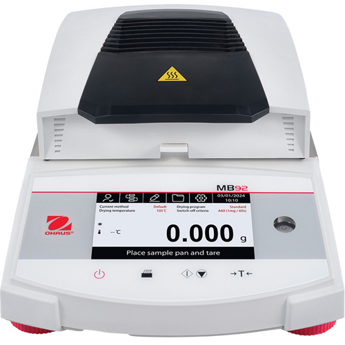 Analyseur d'humidit&eacute; par chauffage de la fibre de carbone MB92 Advanced Consulting and Training Ltd.