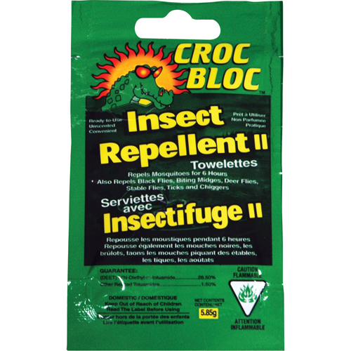 Insectifuge, 6 heures de protection, DEET &agrave; 30 %, Serviette, 5,58 g Advanced Consulting and Training Ltd.