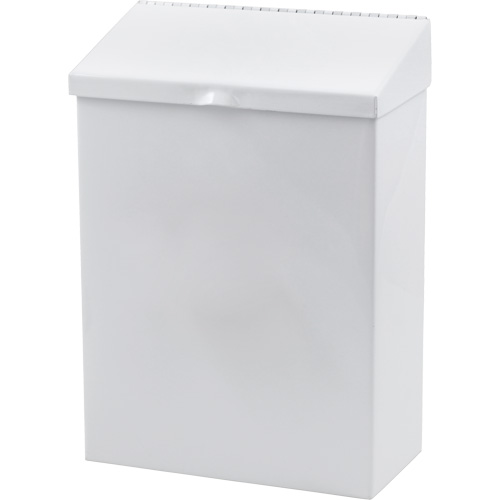 R&eacute;cipient en m&eacute;tal pour les produits menstruels Health Gards Advanced Consulting and Training Ltd.