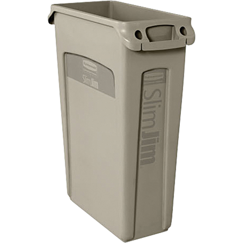 Contenants Slim Jim a/canaux de ventilation, Plastique, 23 gal. US Advanced Consulting and Training Ltd.