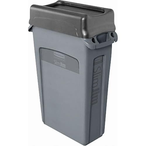 Contenants Slim Jim a/canaux de ventilation, Plastique, 23 gal. US Advanced Consulting and Training Ltd.