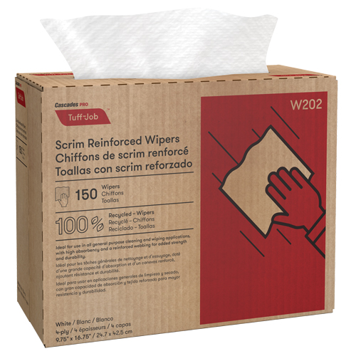 Chiffons renforc&eacute;s de canevas Pro Tuff-Job, Tout usage, 16-3/4" lo x 9-3/4" la Advanced Consulting and Training Ltd.
