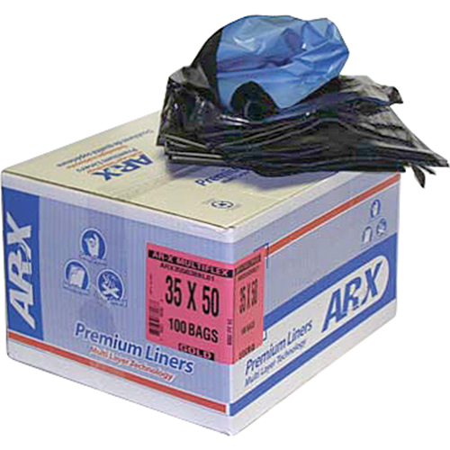 Sacs Premium, 2T-Fort, 26" la x 36" lo, Noir, Capacit&eacute; 75,7 L (20 gal.) Advanced Consulting and Training Ltd.