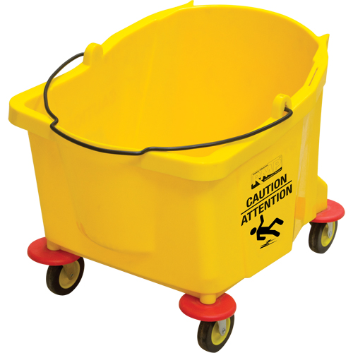 Seau pour vadrouille, Capacit&eacute; de 9.5 gal. US (38 pintes), Jaune Advanced Consulting and Training Ltd.