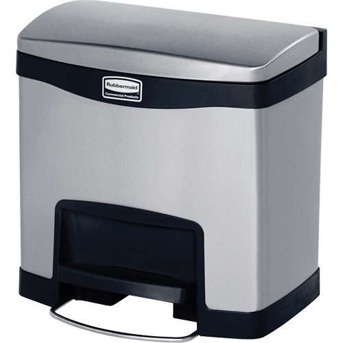 Contenant &agrave; d&eacute;chets Slim Jim , Acier inoxydable, Capacit&eacute; 4 gal. US Advanced Consulting and Training Ltd.