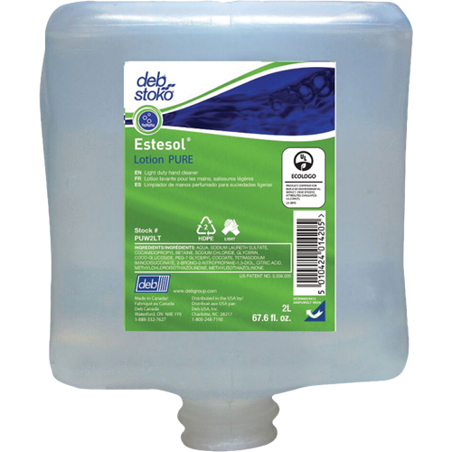 Nettoyant l&eacute;ger et pure pour les mains Estesol, Cr&egrave;me, 2 L, Recharge, Fraîcheur Advanced Consulting and Training Ltd.