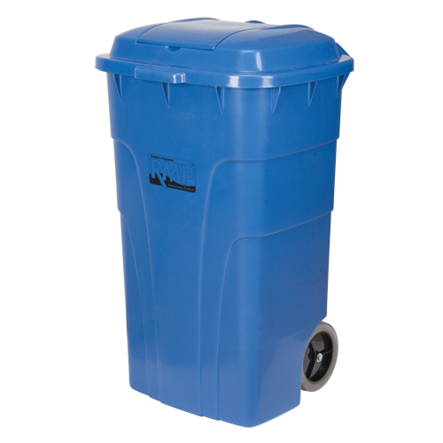 Roll Out Recycling Bin, Curbside, Polyethylene, 65 US gal. Advanced Consulting and Training Ltd.
