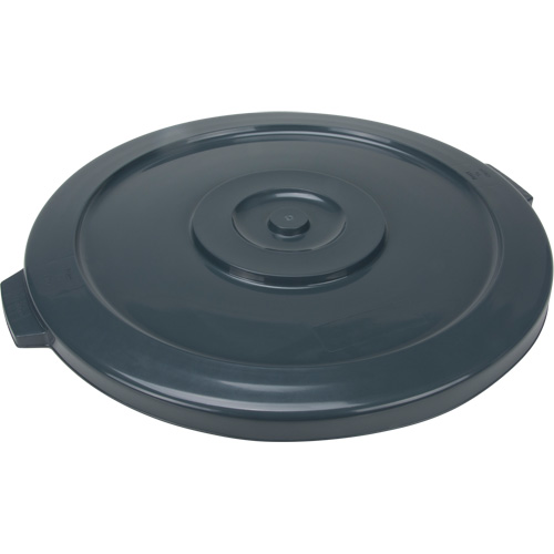Waste Container Lid, Flat Lid, Plastic/Polyethylene, Fits Container Size: 24" Dia. Advanced Consulting and Training Ltd.