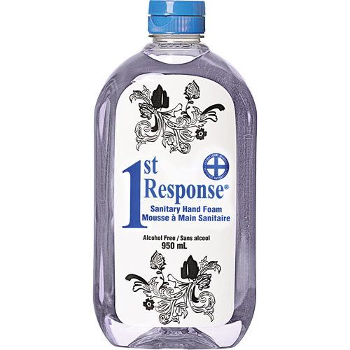 Mousse nettoyante pour les mains 1st Response, Liquide, 950 ml, Bouteille, Sans parfum Advanced Consulting and Training Ltd.