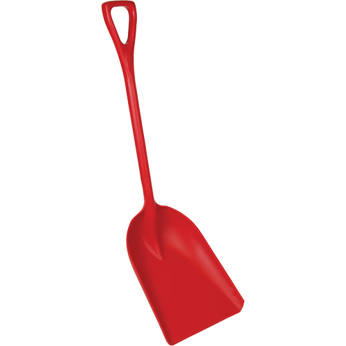 Pelle en un seul morceau pour la transformation des aliments, Lame 14" x 17", Longueur de 42-1/2", Plastique, Rouge Advanced Consulting and Training Ltd.