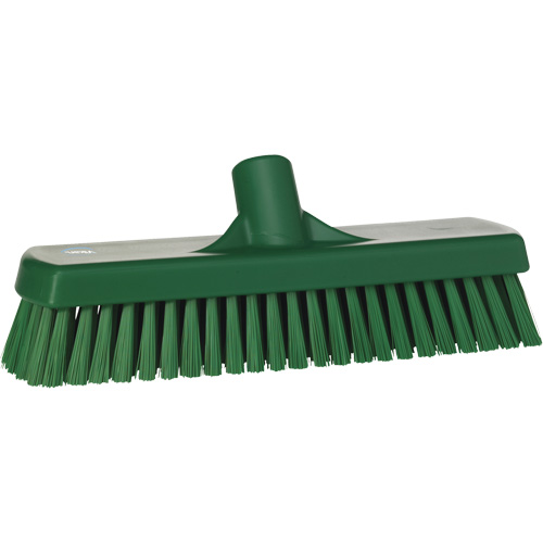 Brosse &agrave; r&eacute;curer pour planchers et murs, Crins Ferme, 12", Polyester, Vert Advanced Consulting and Training Ltd.