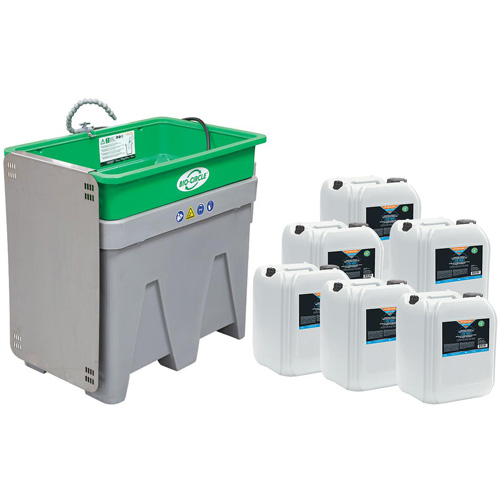 Ensemble de d&eacute;marrage pour lavage de pi&egrave;ces Maxi BIO-CIRCLE, Plastique Advanced Consulting and Training Ltd.