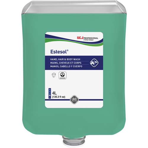 Savon pour les mains, les cheveux et le corps Estesol, 4000 ml, For&ecirc;t tropicale, Cartouche en plastique Advanced Consulting and Training Ltd.