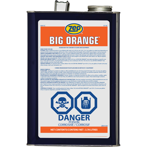 D&eacute;graissant industriel aux agrumes Big Orange, 3,78 L Advanced Consulting and Training Ltd.