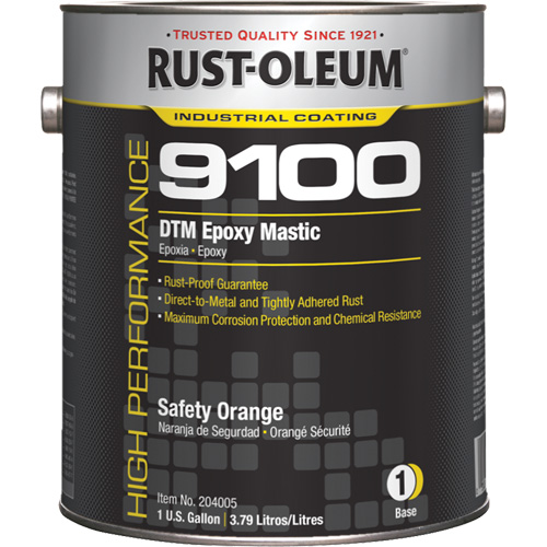 9100 System DTM Epoxy Mastic Base, Safety Orange, Gallon Advanced Consulting and Training Ltd.