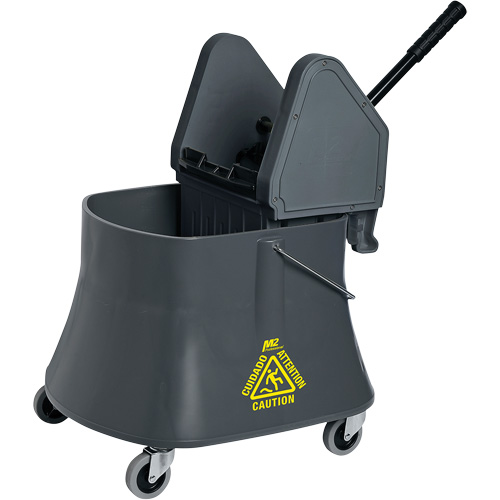 Champ Bucket & Wringer Combo, Down Press, 10 US Gal.(40 Quart), Grey Advanced Consulting and Training Ltd.