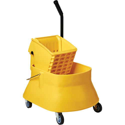 Champ Bucket & Wringer Combo, Side Press, 7.5 US Gal. (30 Quarts), Yellow Advanced Consulting and Training Ltd.