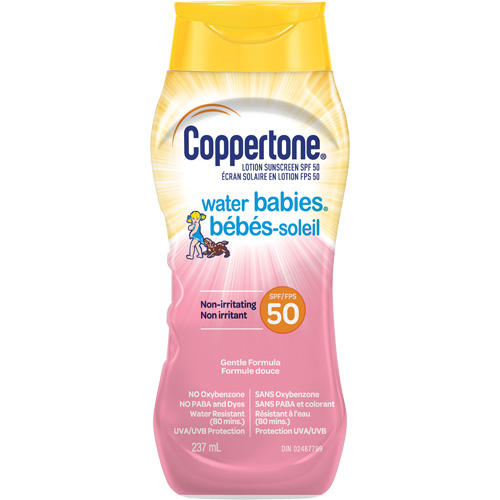 &eacute;cran solaire non irritant Water Babies, FPS 50, Lotion Advanced Consulting and Training Ltd.