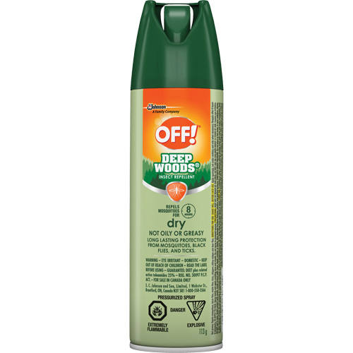 OFF! Deep Woods&reg; Insect Repellent, 25% DEET, Aerosol, 113 g Advanced Consulting and Training Ltd.