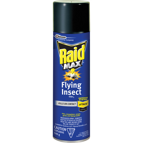 Insecticide contre les insectes volants Raid Max, 500 g, Canette a&eacute;rosol, &agrave; base de solvant Advanced Consulting and Training Ltd.