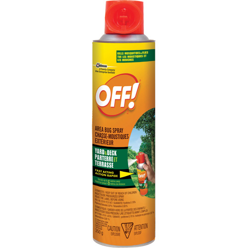 OFF! Area Bug Spray, DEET Free, Aerosol, 350 g Advanced Consulting and Training Ltd.