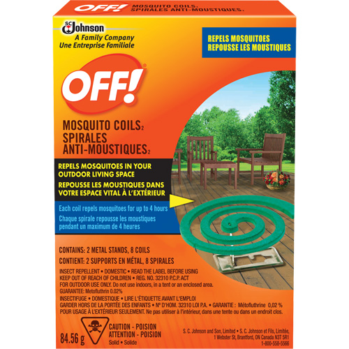 OFF! Mosquito Repellent Coils, DEET Free, Coil, 84.56 g Advanced Consulting and Training Ltd.