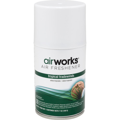 AirWorks&reg; Metered Air Fresheners, Tropical Tradewinds, Aerosol Can Advanced Consulting and Training Ltd.
