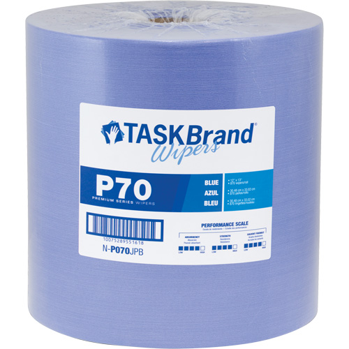 TaskBrand&reg; P70 Premium Series Wipers, Heavy-Duty, 13" L x 12" W Advanced Consulting and Training Ltd.