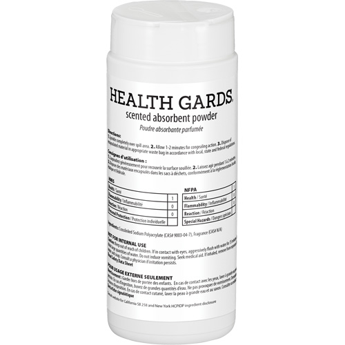 Health Gards&reg; Scented Absorbent Powder, 16 oz., Can Advanced Consulting and Training Ltd.