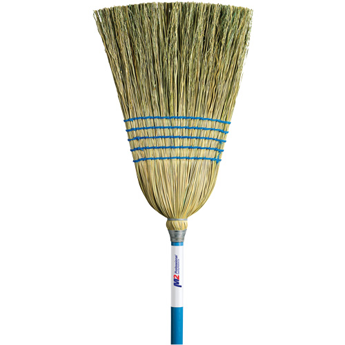 Light-Duty Indoor/Outdoor Corn Broom, 5-String, Wood Handle Advanced Consulting and Training Ltd.