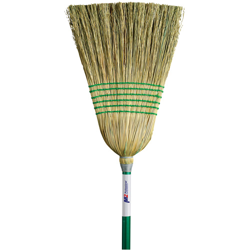 Light-Duty Corn Broom, 6-String, Wood Handle Advanced Consulting and Training Ltd.