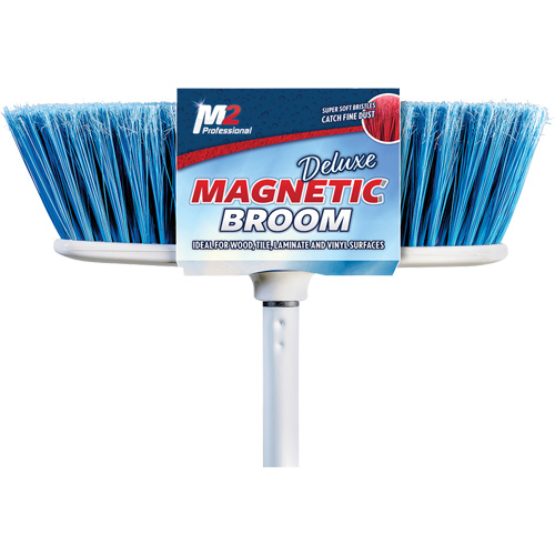Flat Magnetic Indoor Broom with Handle, 48" Long Advanced Consulting and Training Ltd.