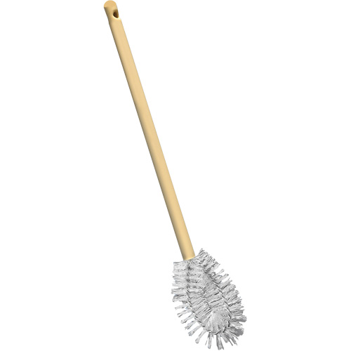 HD Toilet Brush with Wire Centre, 20" L, Polypropylene Bristles, Yellow Advanced Consulting and Training Ltd.